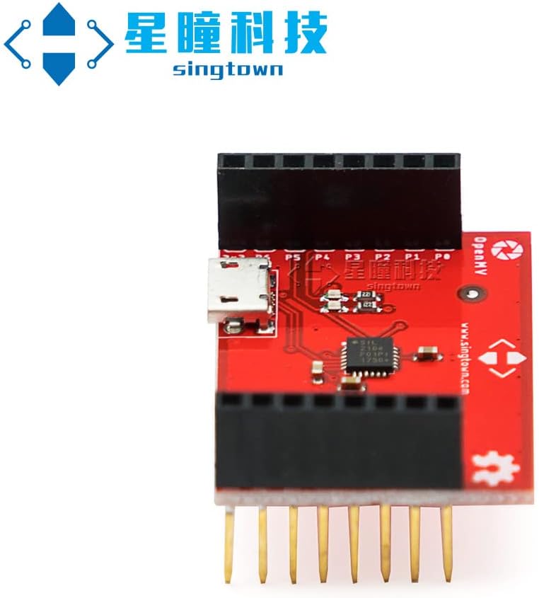 OpenMV Uart Debugging Shield CP2104, SingTown, Uart to USB Module, Apply to OpenMV Cam H7 Plus, Open