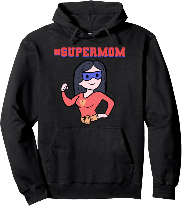 #SUPERMOM starke Mutter Pullover Hoodie
