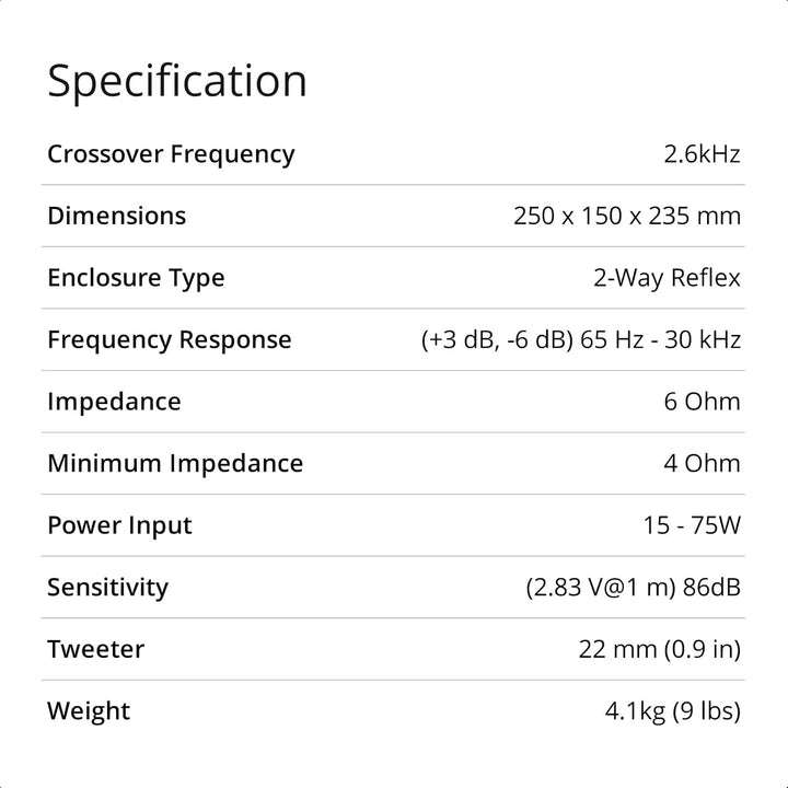 Q Acoustics Q 3010i Regaldiffusoren (Paar), schwarz, Schwarz