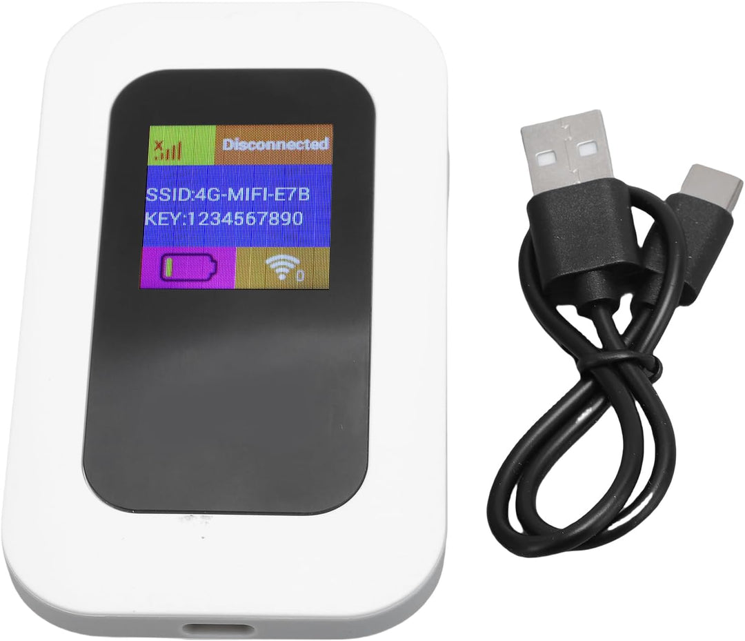 Elprico WiFi -Hotspot -Gerät, 300 Mbit/S Hochgeschwindigkeit 4G 5G Tragbarer Drahtloser Router mit 2