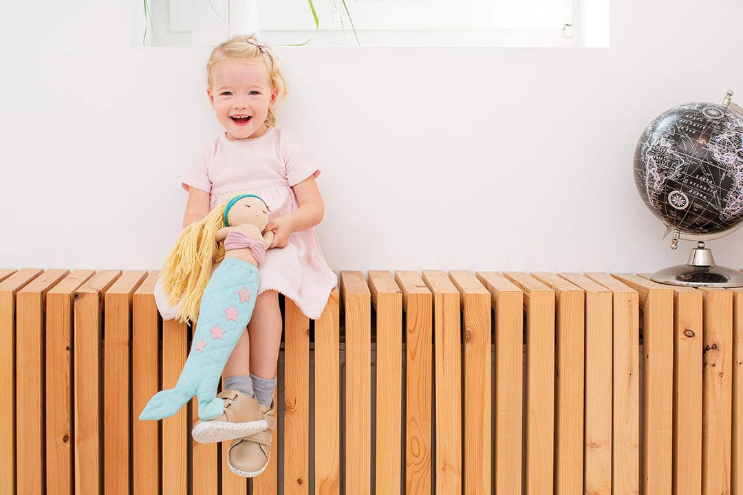 Hoppa HOP-LP 08.305 Puppe Waldorf Steineriana AVA aus organischer Baumwolle und weicher und Warmer S