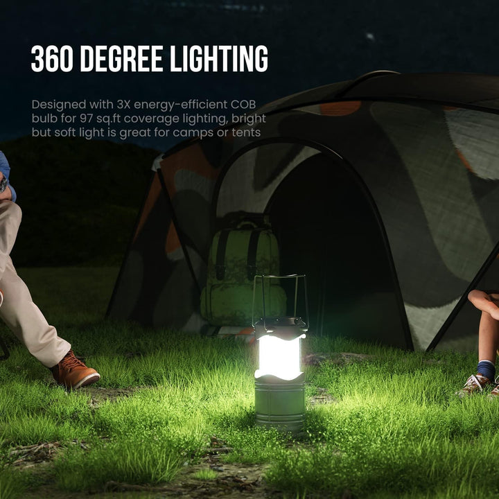 Lichamp LED-Laternen, 4 Stück Pop-Up-Laternen für Stromausfälle, helle, batteriebetriebene Hängelate