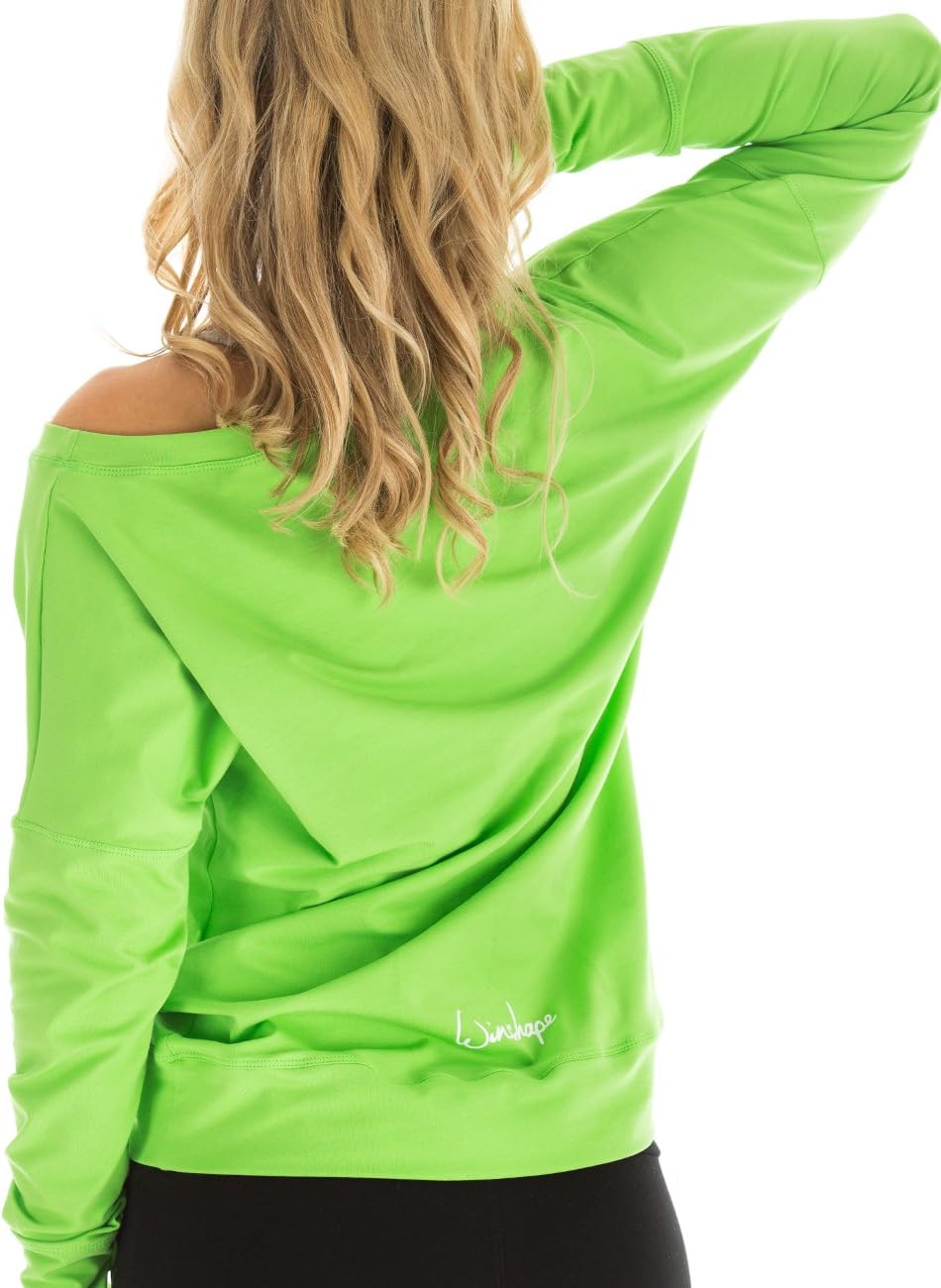 Winshape Damen Freizeit Sport Dance Fitness Longsleeve WS2 XL Apfelgrün, XL Apfelgrün