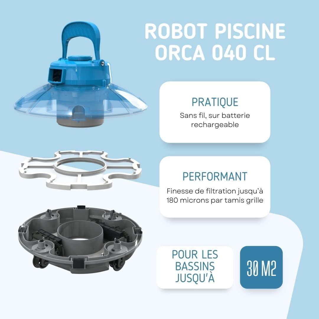 Orca 40CL automatischer Bodensauger mit Akku