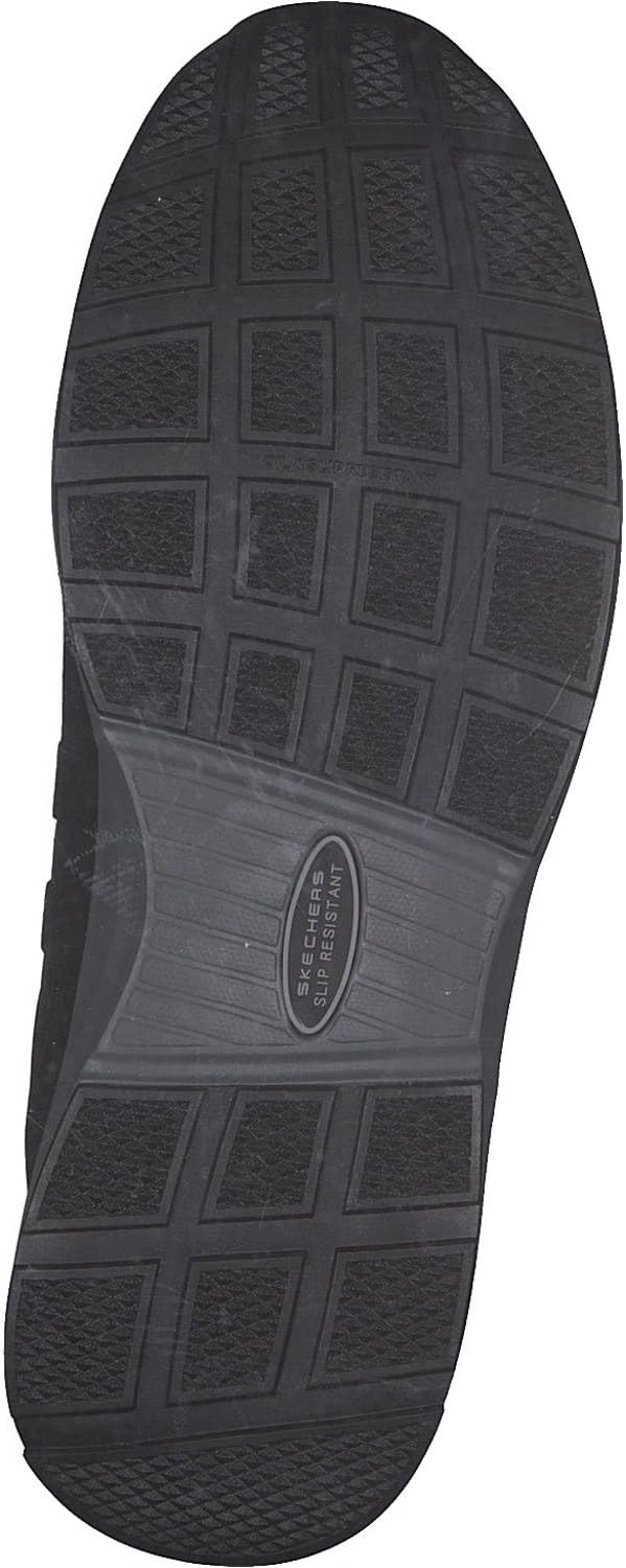 Skechers Herren Malad Ii ESD Composite Safety Toe BAU-Schuhe 41.5 EU Black Textile Synthetic, 41.5 E
