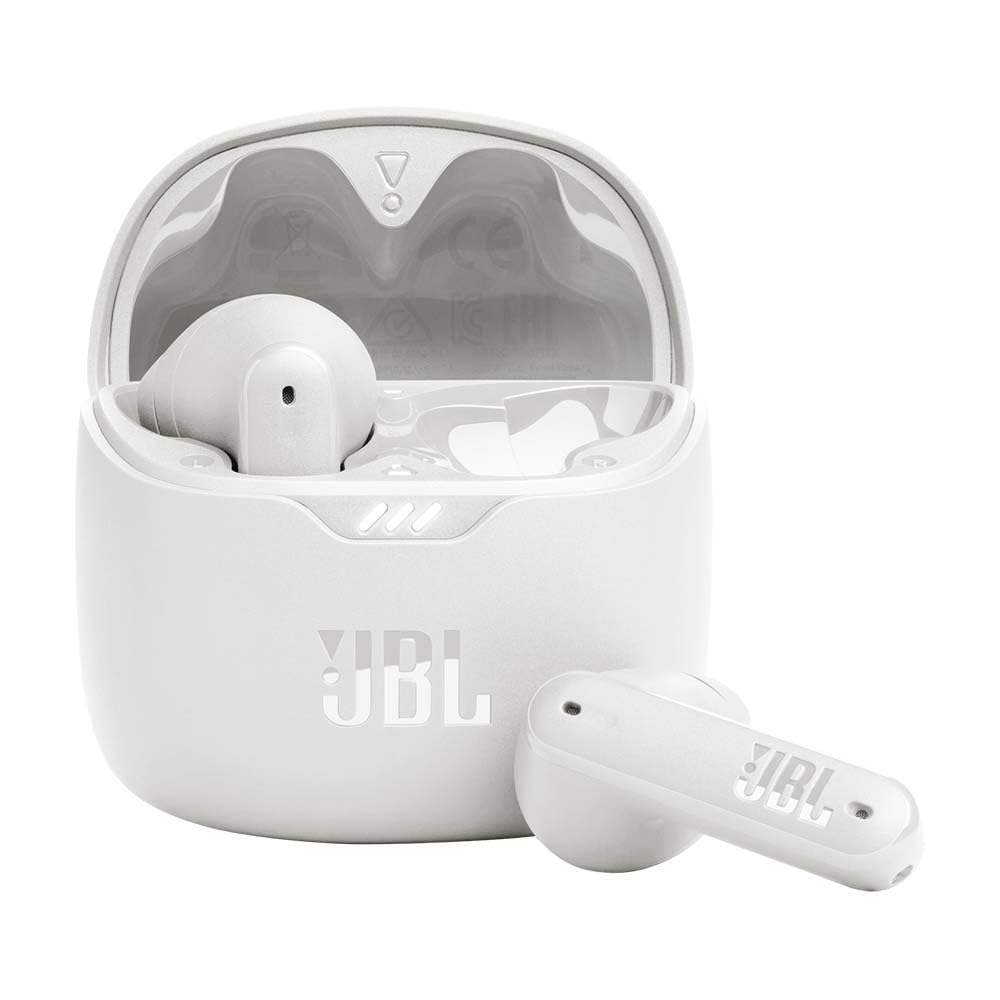 JBL Tune Flex TWS – Wasserdichte, True-Wireless In-Ear-Kopfhörer mit Noise-Cancelling in Weiss – Mit