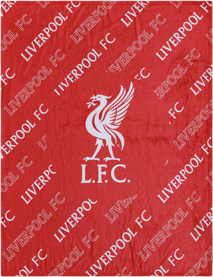 Liverpool FC EPL Supreme Slumber Plush Throw Blanket, Liverpool