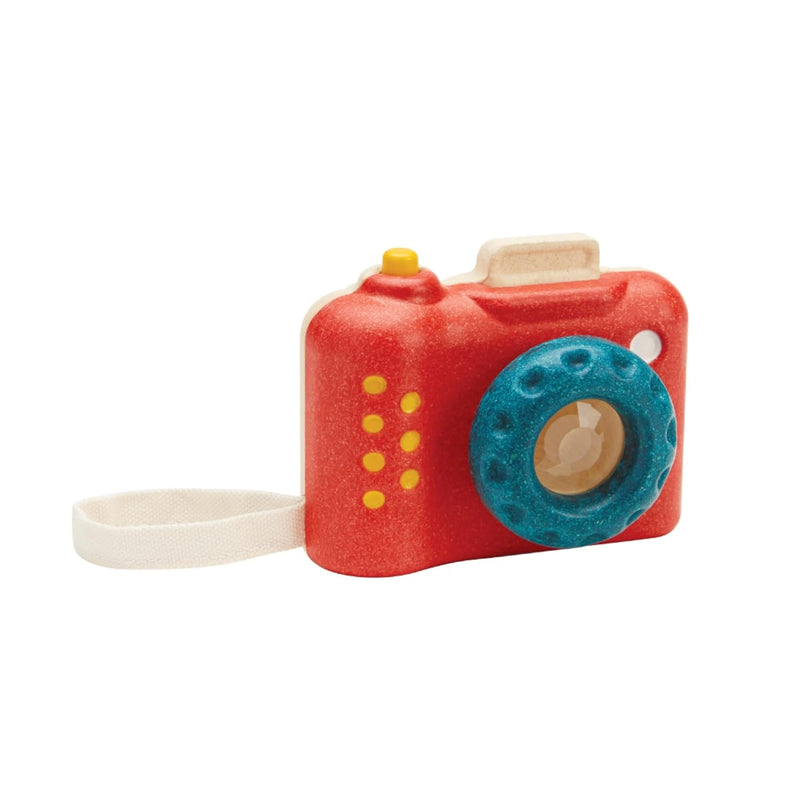 PlanToys Kinderkamera - Meine erste Kamera - Fotokamera für Kinder - Sofortbildkamera Kinder mit ver