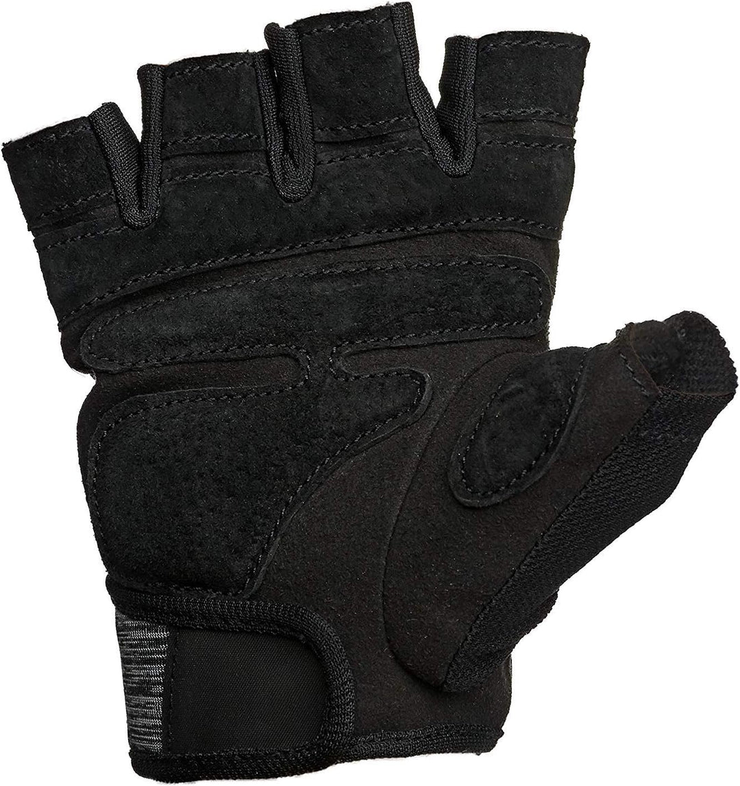 Harbinger Flexfit, Women's Weight Lifting Gloves, Wash and Dry Leather Vented StretchBack Mesh Gym G
