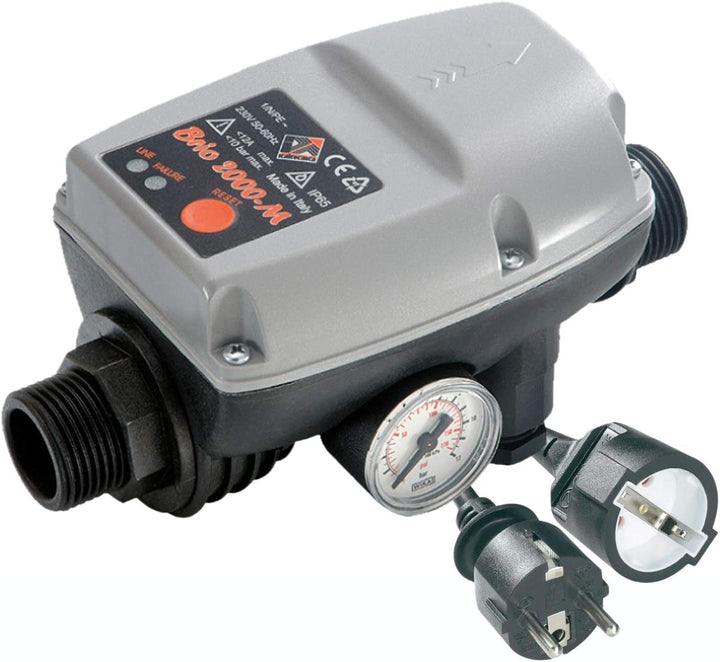 PUMPENSTEUERUNG DRUCKSCHALTER Druckwächter Automatic-Controller Durchflusswächter BRIO® verkabelt fü
