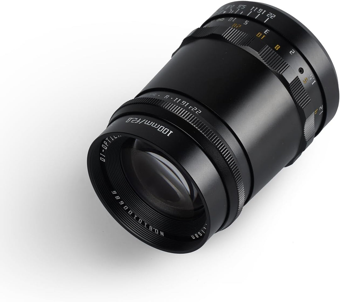 TTARTISAN 100mm F2.8 Vollformat Kameraobjektiv Manueller Fokus Einzigartige Seifenblase Bokeh Kamera