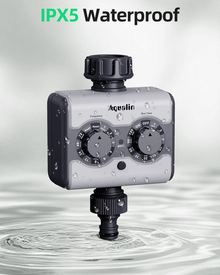 Wasser Timer mit Messing Einlass, Zifferblatt Steuerung Sprinkler Timer mit Verzögerungsfunktion Han