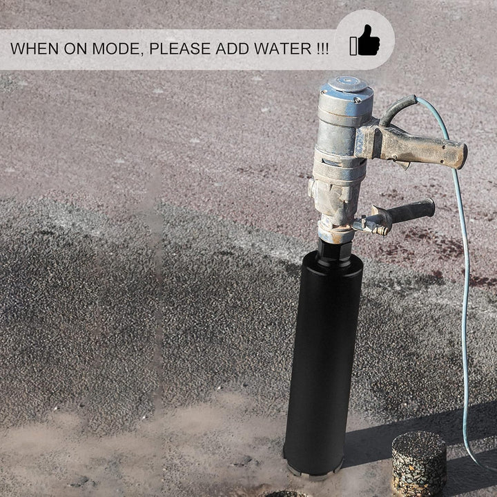 CPROSP 1¼" UNC Diamantbohrkrone mit SDS PLUS Adapter, Kernbohrkrone DM 110mm, L 420mm, Kernbohrer fü