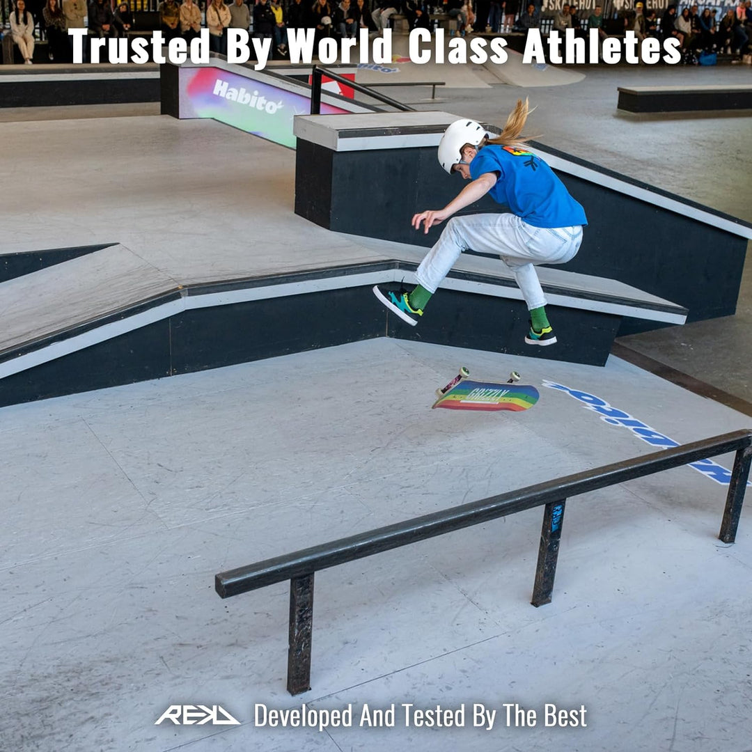 Rekd Unisex Jugend Junior Elite 2.0 Helm xxxs/xs 46-52cm Weiss, xxxs/xs 46-52cm Weiss