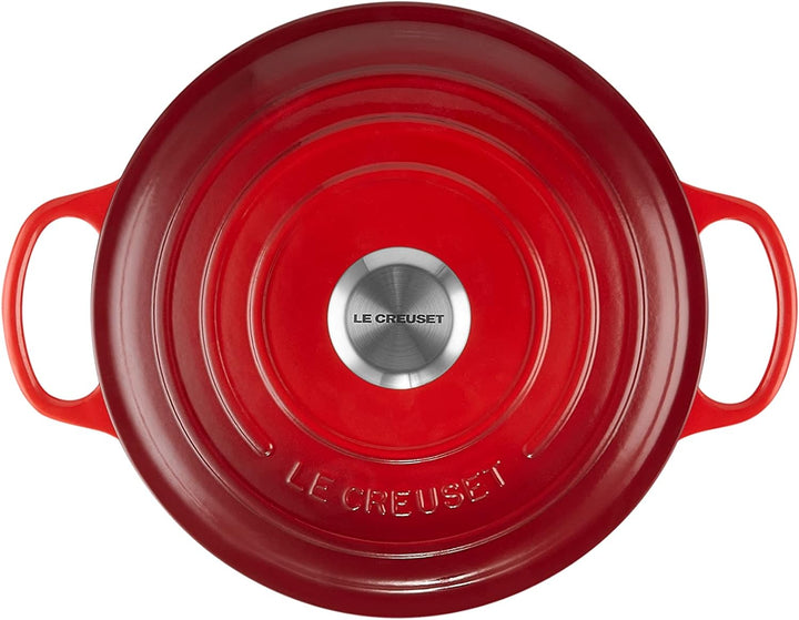 Le Creuset Gourmet Bräter aus Gusseisen, 24 cm, Kirschrot, 21179240602430 24 cm Kirschrot, 24 cm Kir