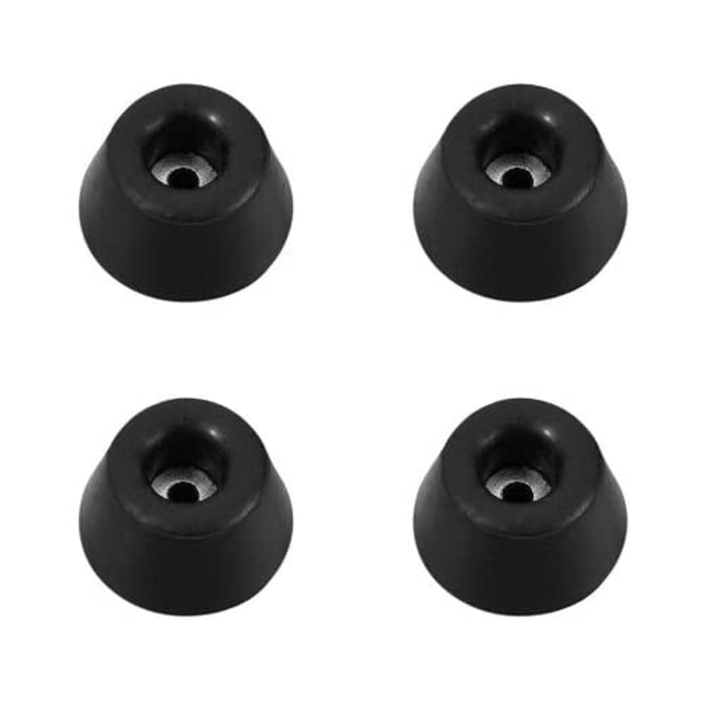 Adam Hall Hardware 4901 - 100er Set Gummifuss 30 x 15 mm schwarz im Beutel, 30 x 15 mm