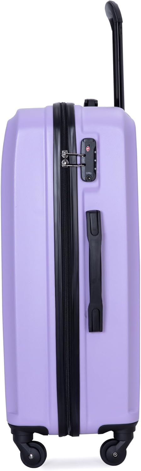 Travelhouse Bali 3-TLG. Koffer-Set Reisekoffer Reisetrolley Hartschale aus ABS, (Lila)