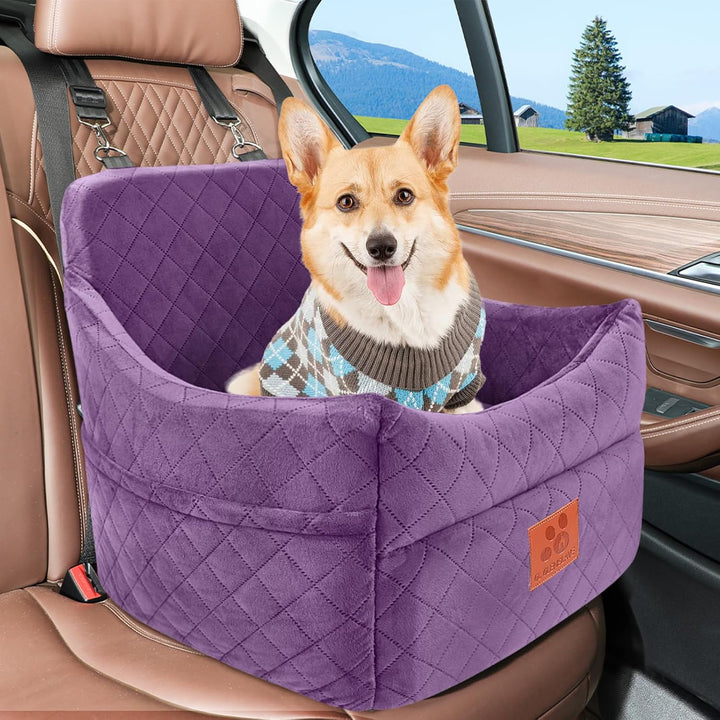 GL GLENSLAVE Hunde-Autositz für kleine/mittlere Hunde, Hundeautositz mit Dicker Polsterung unter 35