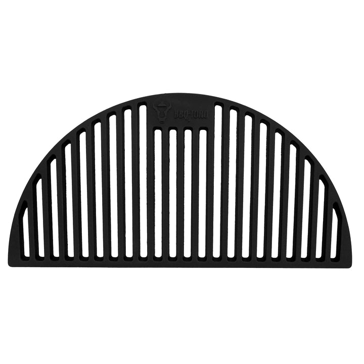 BBQ-Toro Gusseisen Grillrost für Kamado Keramikgrill (Ø 52 cm) | (L) 47 x (B) 23,5 cm | emailliertes