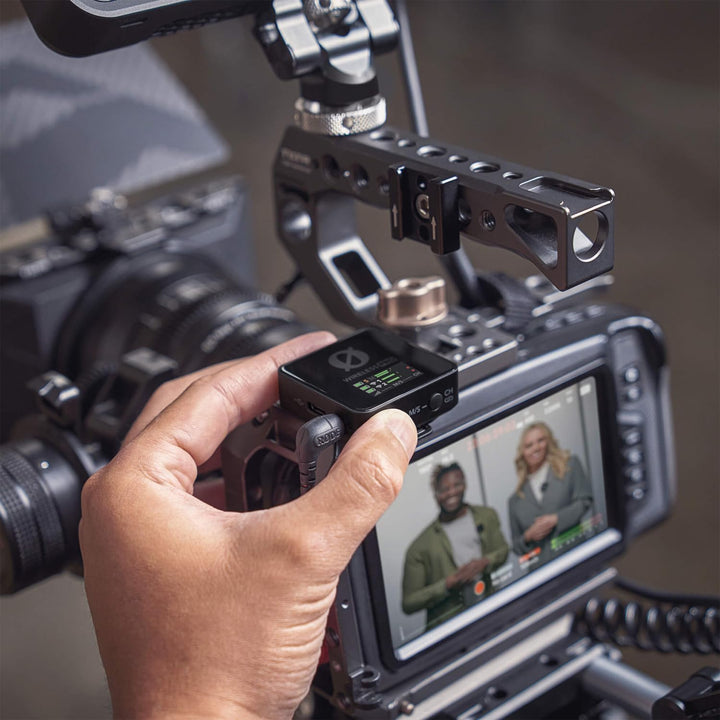 Rode Wireless Pro Mikrofon-Set mit Interview GO Handadapter und keepdrum Fell-Windschutz Schwarz