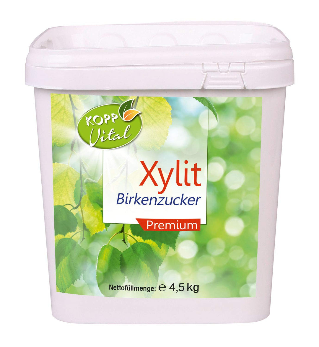 KOPP Vital® Xylit Birkenzucker Premium | 4,5kg | aus Finnland | Tafelsüsse auf der Grundlage von Xyl