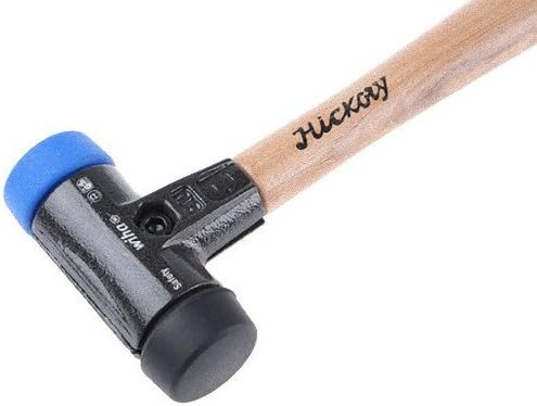 Wiha 83213030 Safety Schonhammer / Hammer mit Härtegrad 1 - blau, schwarz / Kunststoffhammer rund, G
