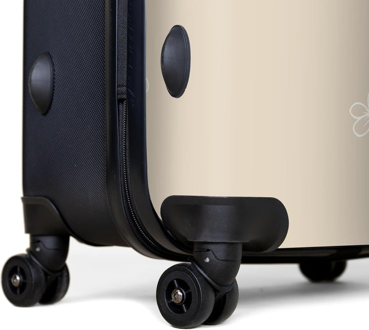 NoBoringSuitcases.com® Koffer XL Gross 77x51.5x28 cm Reisekoffer mit 4 Rollen Leicht Trolley Hartsch