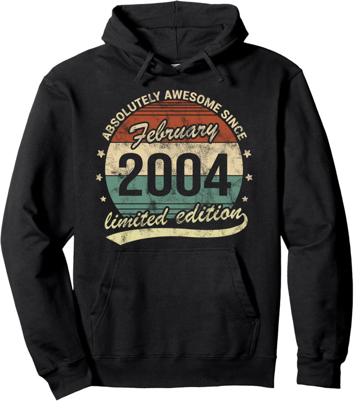 20. Geburtstag Absolut Fantastisch Seit Februar 2004 Pullover Hoodie