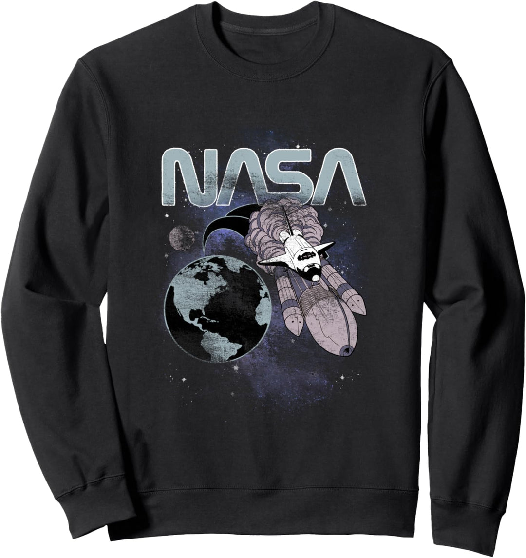 NASA Globe Launch Logo Sweatshirt