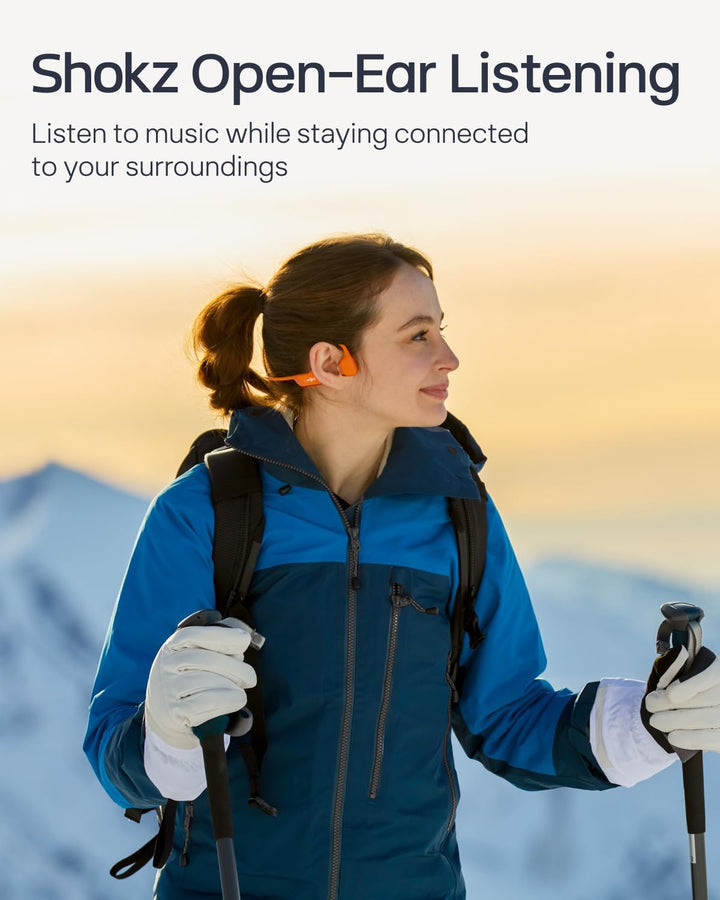 SHOKZ OpenRun Pro 2 Mini Knochenschall Sportkopfhörer, Open-Ear-Ohrhörer mit Bluetooth 5.3, Mikrofon