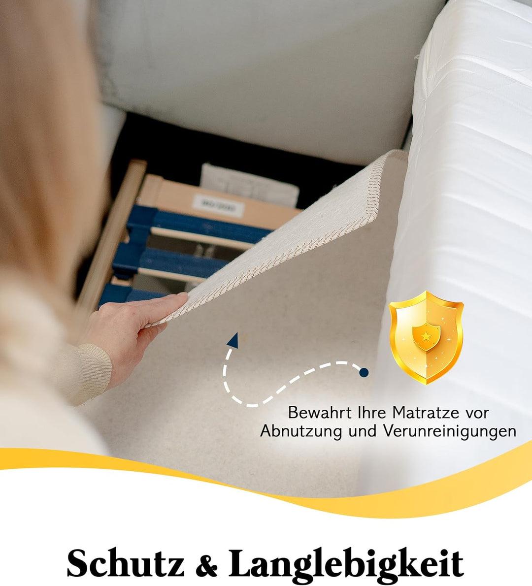 Medicline Matratzenschoner, Matratzenunterlage Filzschoner für Lattenrost 2x80x200 - Matratze - Neu
