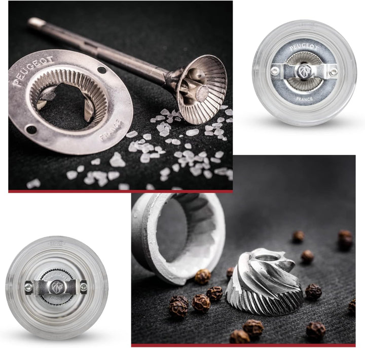 Peugeot 2/900812 Nancy Pfeffer-/Salzmühle Acryl, 5,3 x 5,3 x 12 cm, transparent, 12 cm