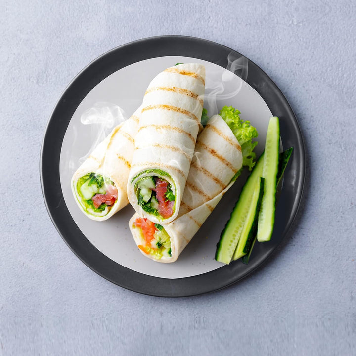 Tortillada – 200 Stück vorgeschnittene Backpapierbögen/Pergamentpapier Zuschnitte rund (25cm), 25cm