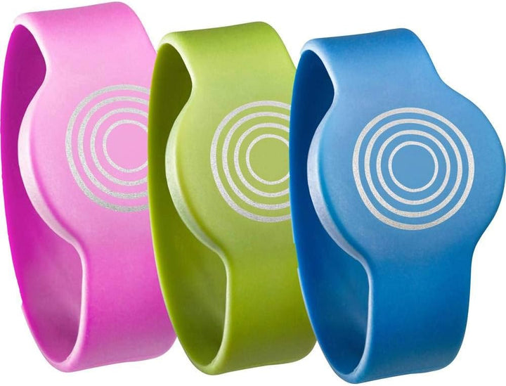 Somfy 2401403 - Kinderarmband (3 St.) für Chipleser Smartes Türschloss, rosa/blau/grün, Kinderarmban