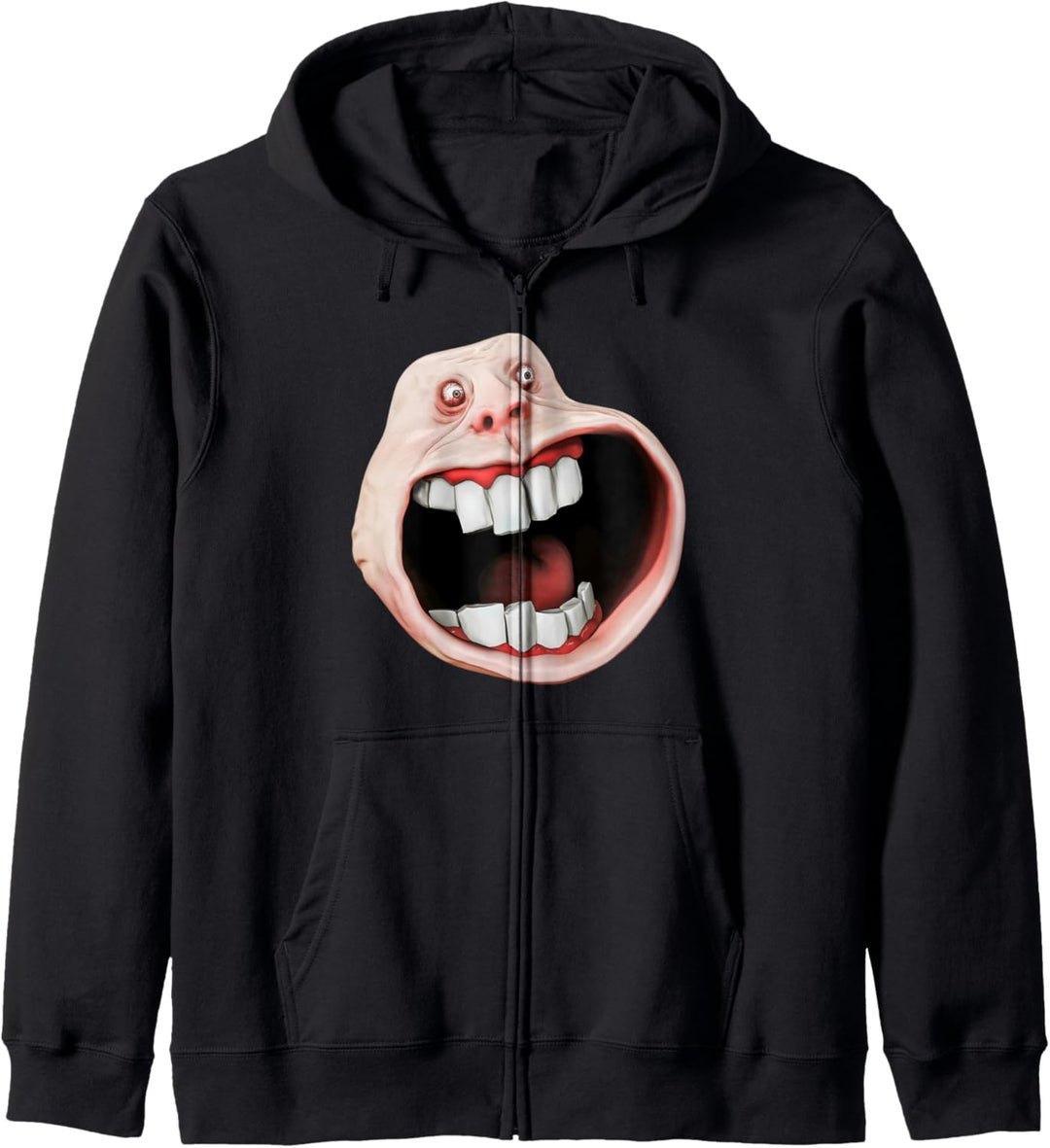 Trollge, Trollface Funny Troll Face, Rage Comic, Dank Meme Kapuzenjacke