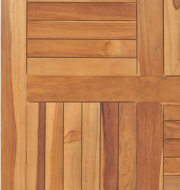 BADJAS Tischplatte Massivholz Teak Quadratisch Schreibtischplatte, DIY Stabile Esstisch, Schreibtisc