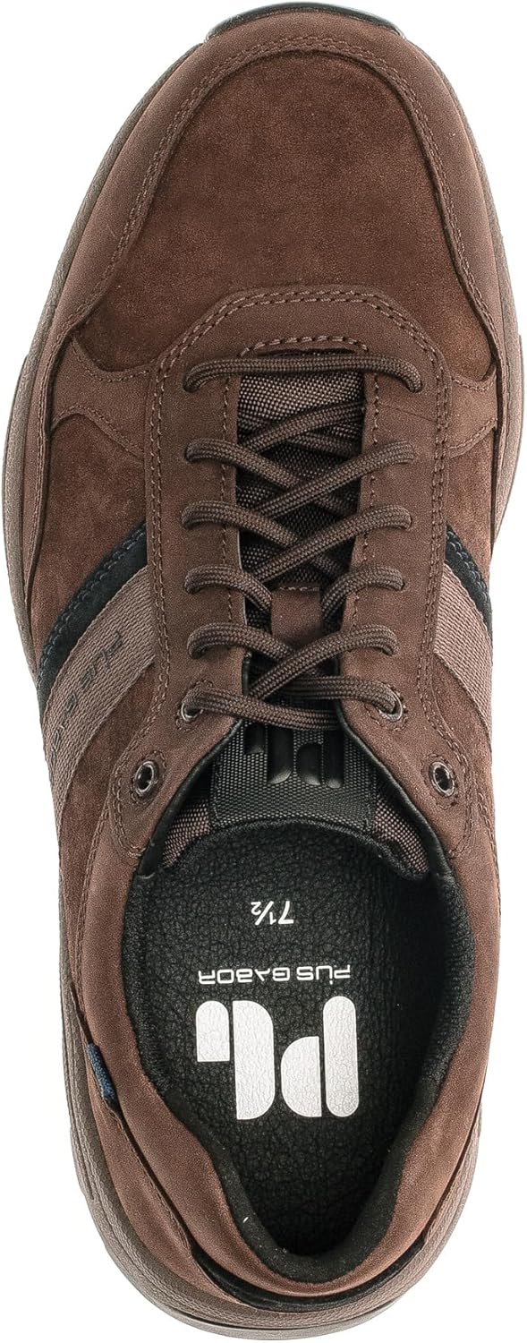 Pius Gabor Herren Sneaker Low, Männer Halbschuhe,Wechselfussbett 40.5 EU Braun Espresso, 40.5 EU Bra