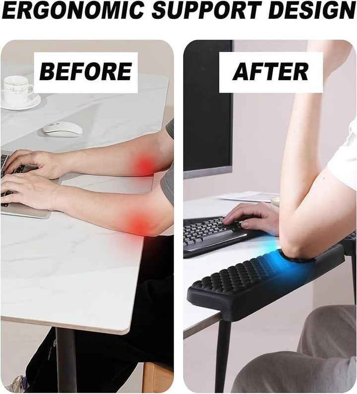 L-Förmige Handballenauflage Tastatur, 2 Stück Wrist Rest Memory Foam Rutschfeste Ergonomisches Handa