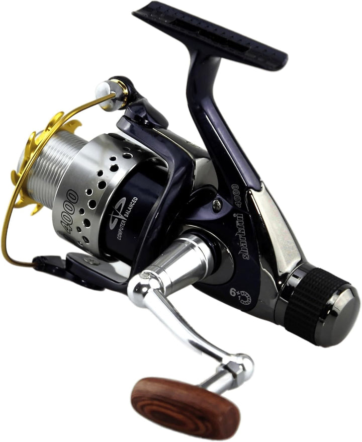 Paladin Freilaufrolle - Karpfenrolle Spinnrolle Stationär-Rolle Sharkfin 6000 RD Angelrolle 6+1 BB z