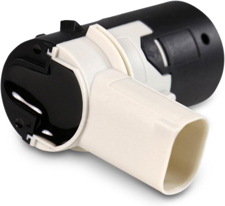 HELLA 6PX 358 141-141 Sensor, Einparkhilfe - gewinkelt - 3-polig - gesteckt - lackierbar