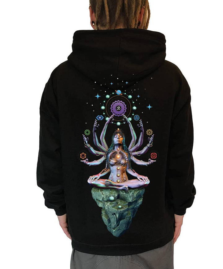 Yoga Hoodie Chakren Meditation (M), M