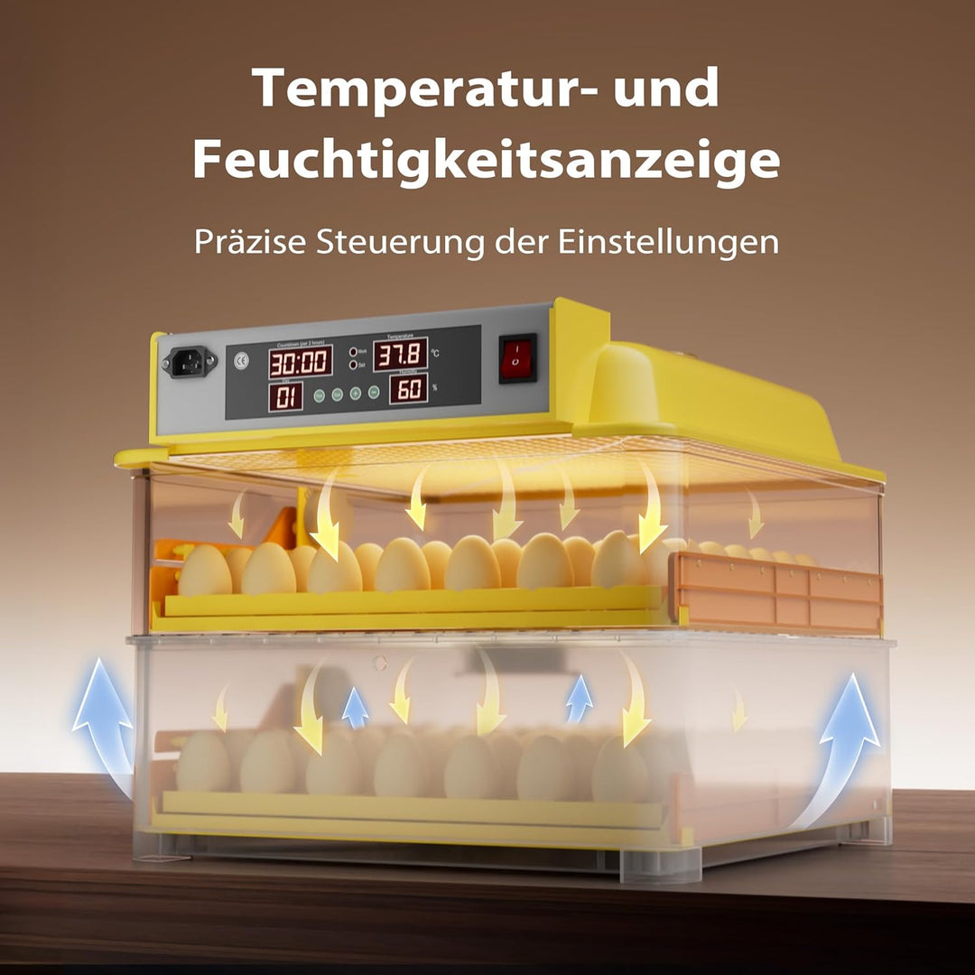 Automatische Brutmaschine Inkubator für 112 Eier