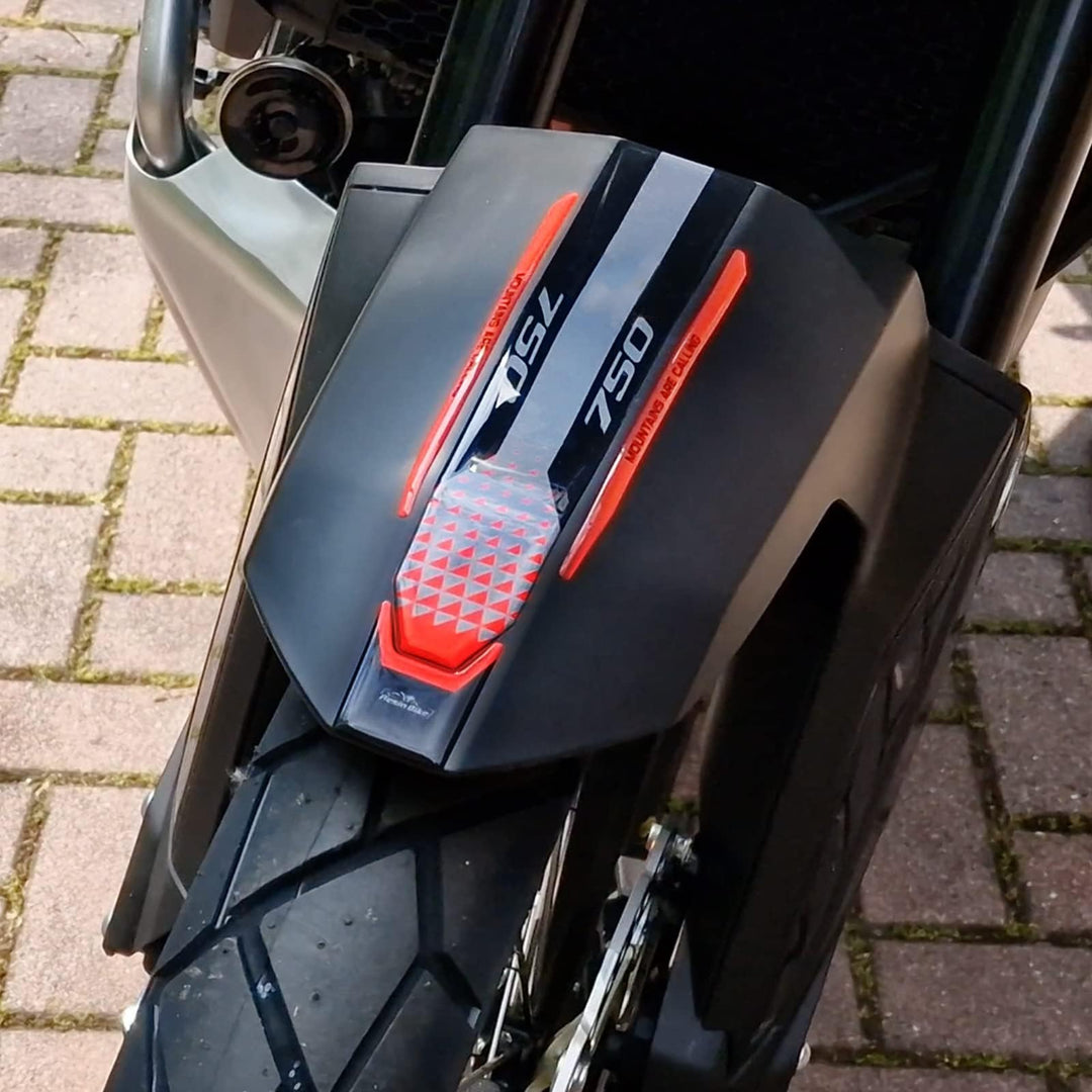 Resin Bike Aufkleber Motorrad Kompatibel Mit Honda Transalp XL 750 2023-2025 Schutz Motorrad Kotflüg