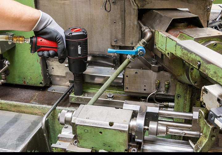 ViGOR V4800 Schlagschrauber Druckluft - max. Lösemoment 1200 Nm, Vierkant 12,5 mm (1/2 Zoll) - vibra