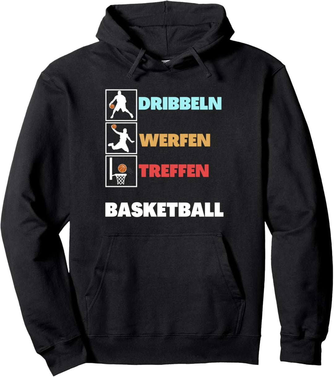 Basketball Training Basketball Dribbeln Werfen Treffen Pullover Hoodie