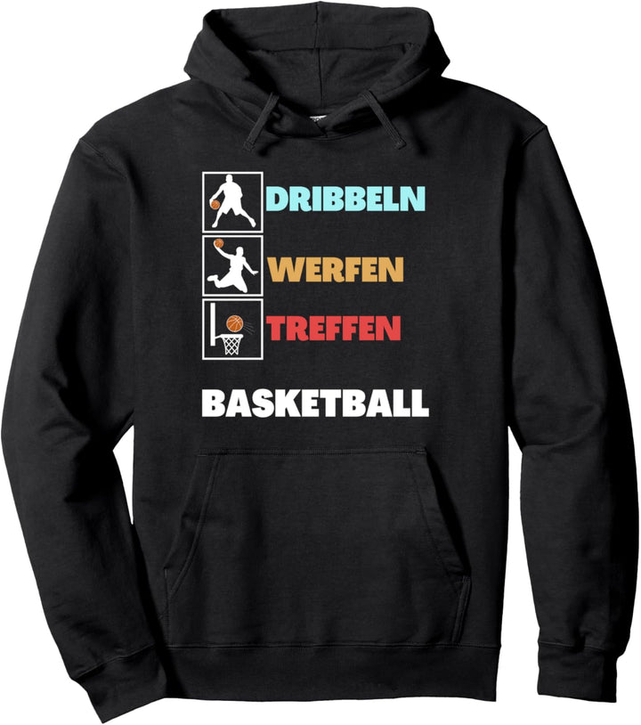 Basketball Training Basketball Dribbeln Werfen Treffen Pullover Hoodie