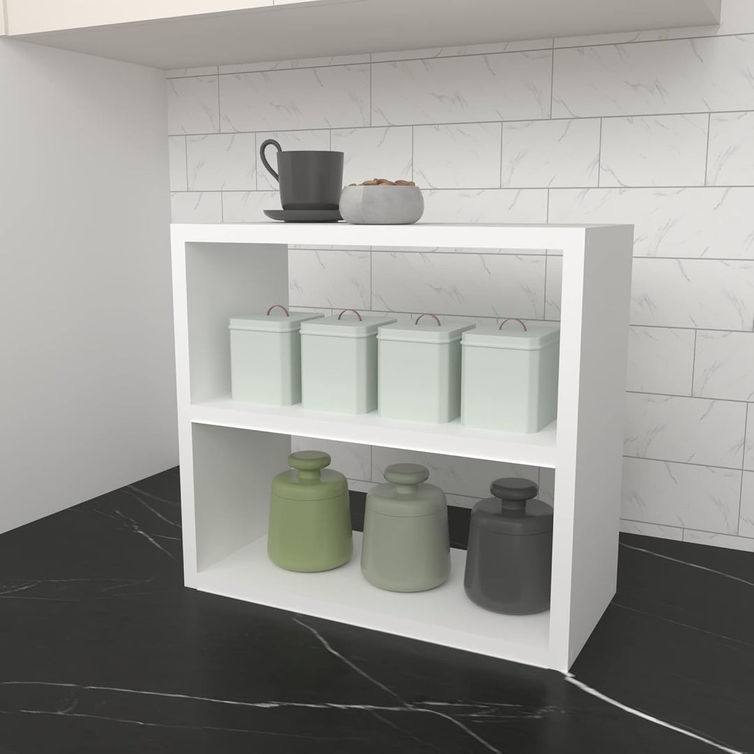 [en.casa] Küchenregal Hjo Gewürzregal freistehend für Arbeitsplatte Gewürzständer 40 x 43,5 x 20 cm