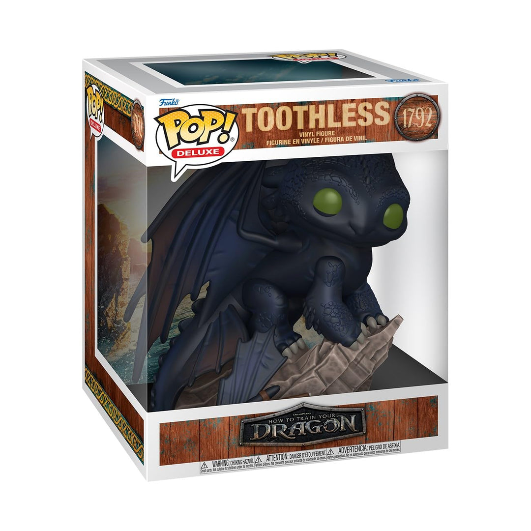 Funko Pop! Deluxe: How to Train Your Dragon Live Action - Toothless - Vinyl-Sammelfigur - Geschenkid