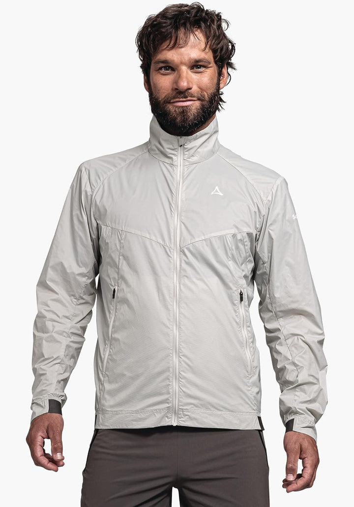 Schöffel Herren Jacket Bygstad M, winddichte Wanderjacke, Windbreaker mit kühlenden Graphene Fasern