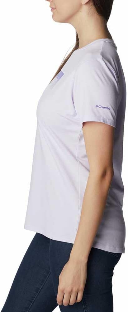 Columbia Tank Top Damen, Sun Trek S Purple Tint Hthr, Framed Halftone Grx, S Purple Tint Hthr, Frame